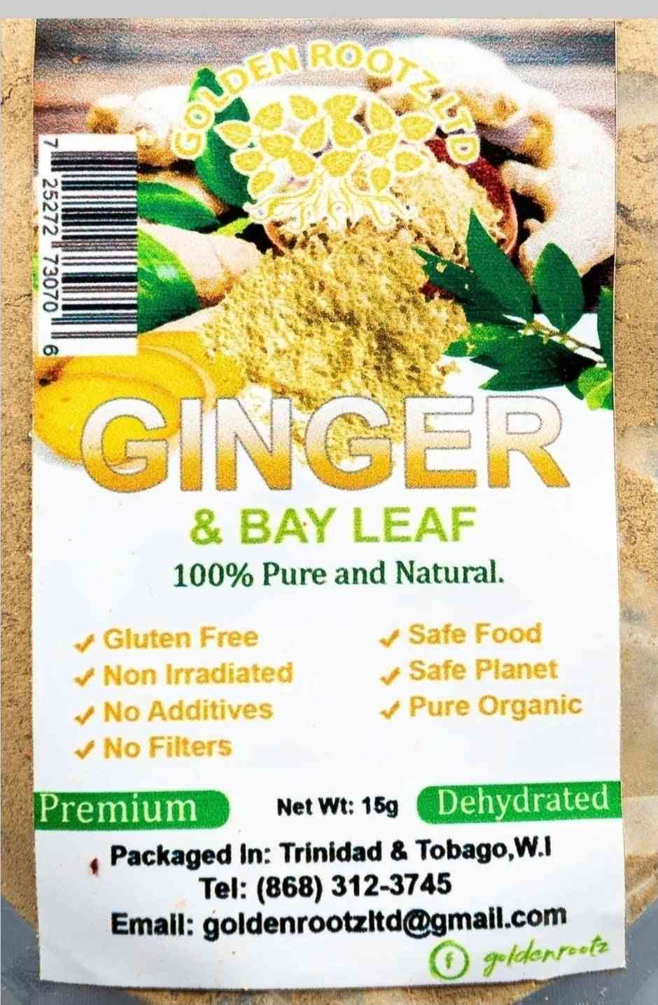 Golden Rootz Ginger & Bayleaf 15g